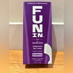 NWT Fun In Purple Temporary Hair Color. Washes out in 1 shampoo